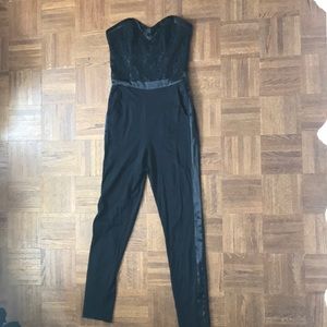 Bebe Strapless Jumpsuit